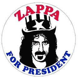 Frank Zappa - Unisex For President 1.50" Button (6 Pack)