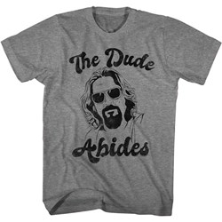 The Big Lebowski - Mens The Dude Abides T-Shirt