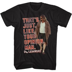 The Big Lebowski - Mens Your Opinion T-Shirt