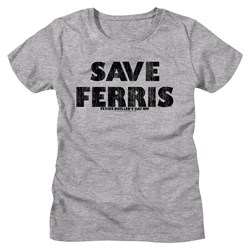 Ferris Beullers Day Off - Womens Save Ferris T-Shirt