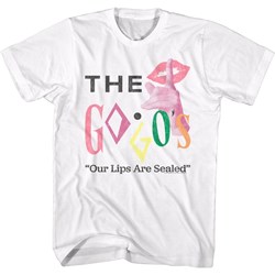 The Gogos - Mens Lips Are Sealed T-Shirt