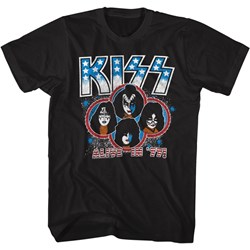 Kiss - Mens Alive In 77 T-Shirt