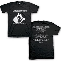 Leftover Crack - Mens Leftover Crack Gay Rude Boys Unite T-Shirt