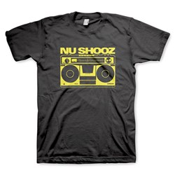 Nu Shooz - Mens Nu Shooz Boom Box  T-Shirt