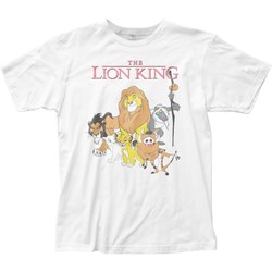 The Lion King - Unisex Retro Collage Fitted Jersey T-Shirt