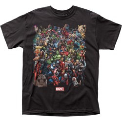Marvel Universe Mensmarvel Comics  Adult T-Shirt