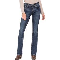 Miss Me - Womens Mid-Rise Chloe Boot Jeans