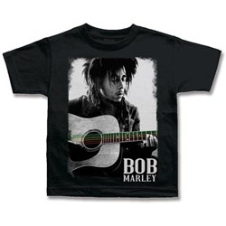 Bob Marley - Little Kids Guitar T-Shirt