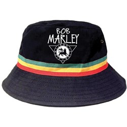 Bob Marley - Mens Iron Lion Zion Bucket Hat
