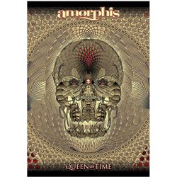 Amorphis - Unisex Queen Of Time Black Textile Flag
