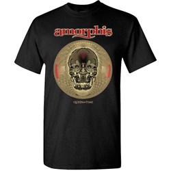 Amorphis - Mens Queen Of Time Date Back Black T-Shirt