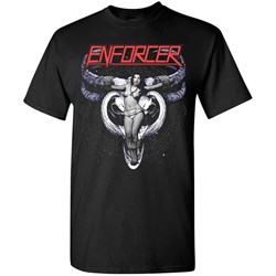 Enforcer - Mens Cow Girl Skull T-Shirt