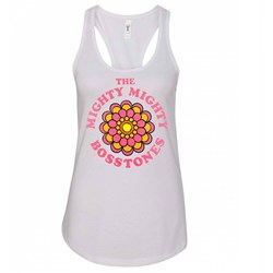 Mighty Mighty Bosstones - Mens Flower Racer Back White Tank Top