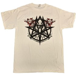 Moonspell - Mens White Alpha Noir T-Shirt