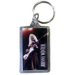 Johnny Winter - Unisex Live Photo Keychain