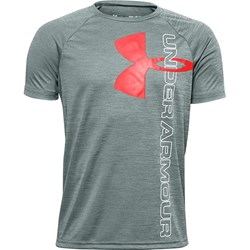 Under Armour - Boys Tech Split Logo Hybrid T-Shirt
