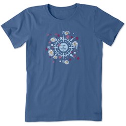 Life Is Good - Womens Beauty In All Directions Crusher T-Shirt