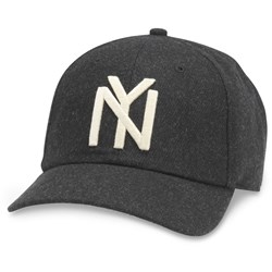 American Needle - Mens Ny Black Yankees Nl Archive Legend Snapback Hat