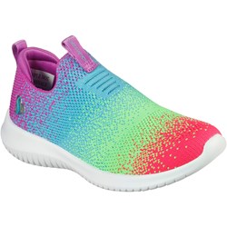 Skechers - Girls Ultra Flex - Color Perfect Slip On Shoes