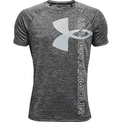 Under Armour - Boys Tech Split Logo Hybrid T-Shirt