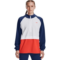 Under Armour - Womens Rush Woven ½ Zip Warmup Top