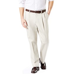 Dockers - Mens New Sig Stretch Classic Pleated Pant