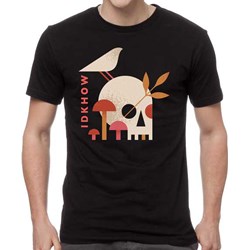 I Dont Know How But They Found Me - Mens Mushroom Skull T-Shirt