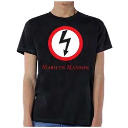 Marilyn Manson - Mens Classic Bolt T-Shirt