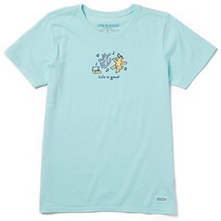 Womens Happy Dance Vintage Crusher T-Shirt