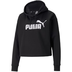 Puma - Womens Ess Cropped Logo Hoodie Fl