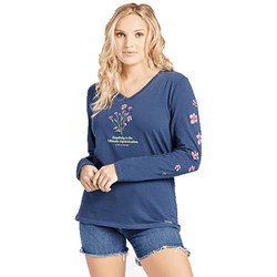 Life Is Good - Womens Long Sleeve Cr Simplicity Is The T-Shirt