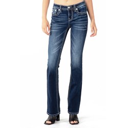 Miss Me - Womens Mid-Rise Boot Jeans