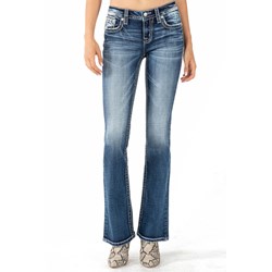 Miss Me - Womens Mid-Rise Boot Jeans