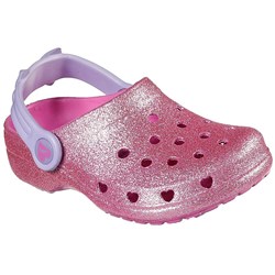 Skechers - Girls Foamies: Heart Charmer - Bow-Dazzler Sandals