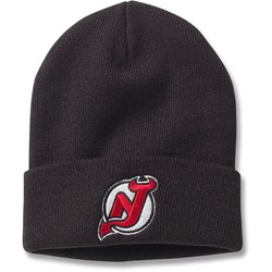 Mens Nj Devils Cuffed Knit Nhl Beanie