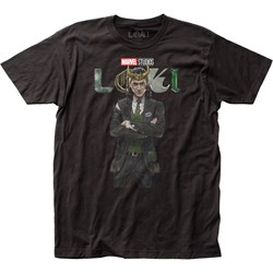 Loki - Mens Vote For Me Fitted Jersey T-Shirt