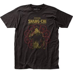 Shang Chi - Mens Wenwu Drawing Fitted Jersey T-Shirt