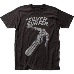 Silver Surfer - Mens Cosmic Wanderer Fitted Jersey T-Shirt
