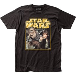 Star Wars - Mens Han & Chewy Adult T-Shirt