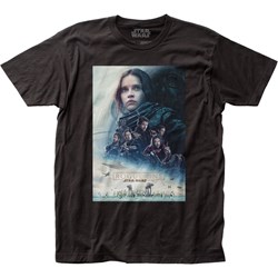 Star Wars - Mens Rogue One Poster Fitted Jersey T-Shirt