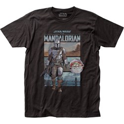 The Mandalorian - Mens Mando Traveling Fitted Jersey T-Shirt