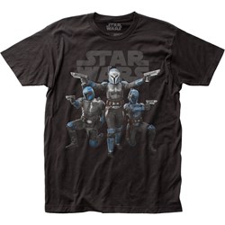 The Mandalorian - Mens Nite Owls Fitted Jersey T-Shirt