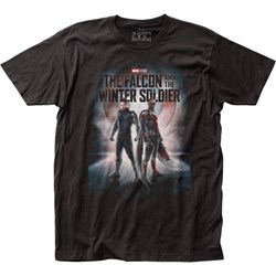 The Falcon and Winter Soldier - Mens The Falcon And The Winter Soldier Duo Fitted Jersey T-Shirt