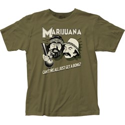 Cheech & Chong - Mens Get A Bong Fitted Jersey T-Shirt