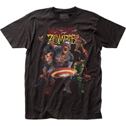 Marvel Zombies - Mens Zombie Avengers Fitted Jersey T-Shirt