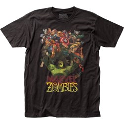 Marvel Zombies - Mens Hulk Zombie Strength Fitted Jersey T-Shirt