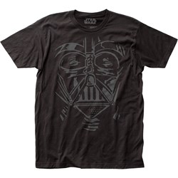 Star Wars - Mens Darth Vader Face Fitted Jersey T-Shirt