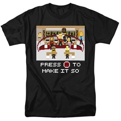 Star Trek - Mens Make It So Pixel T-Shirt
