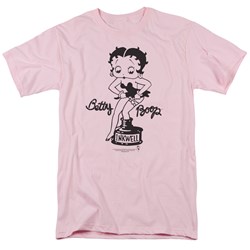 Betty Boop - Inkwell Adult T-Shirt In Pink