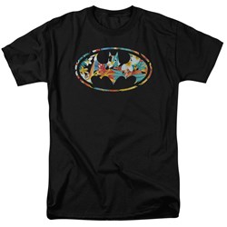 Batman - Mens Hawaiian Bat T-Shirt